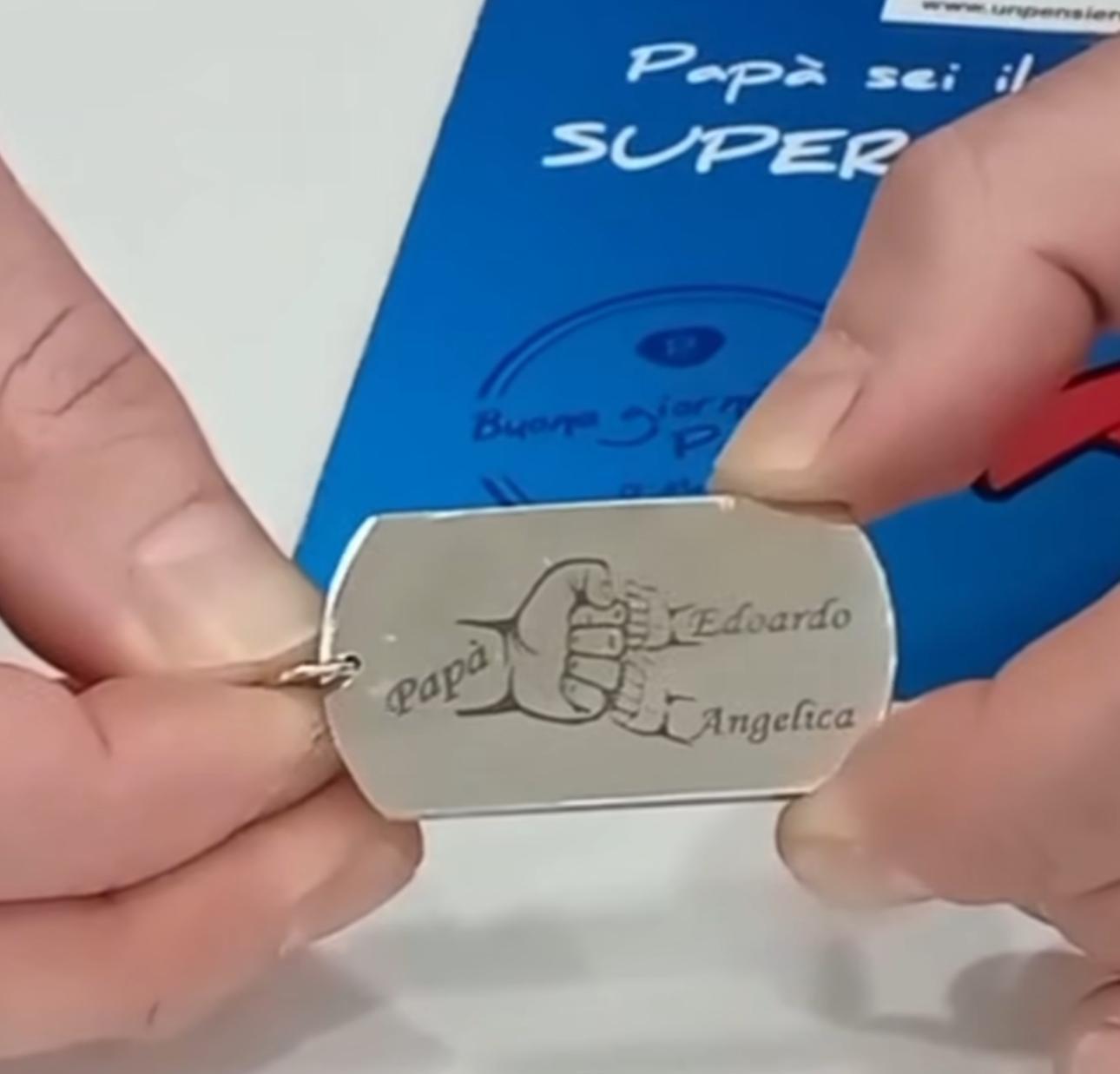 Mediaglietta-argento-personalizzabile