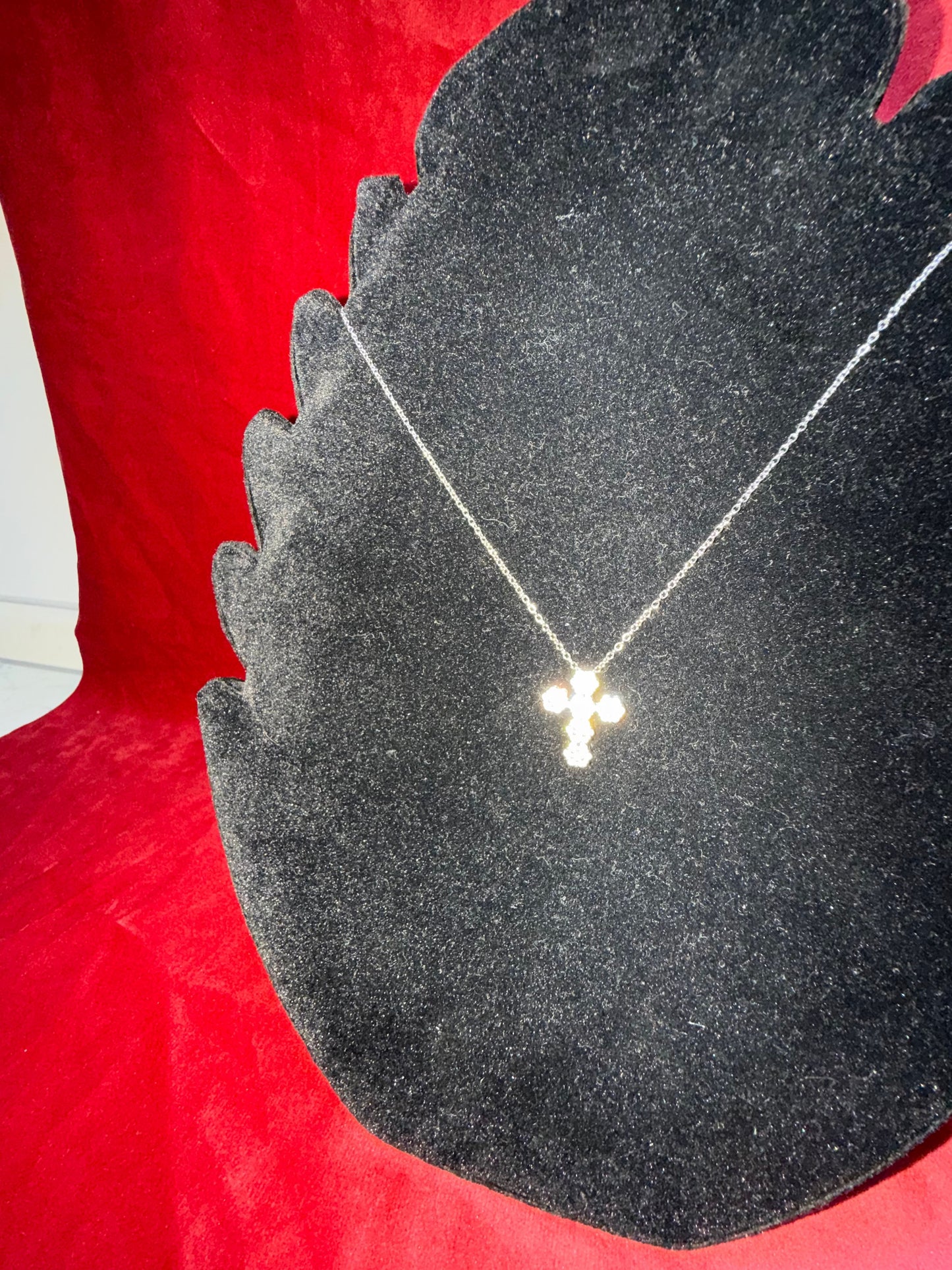 collana-pendente-croce-brillantinata