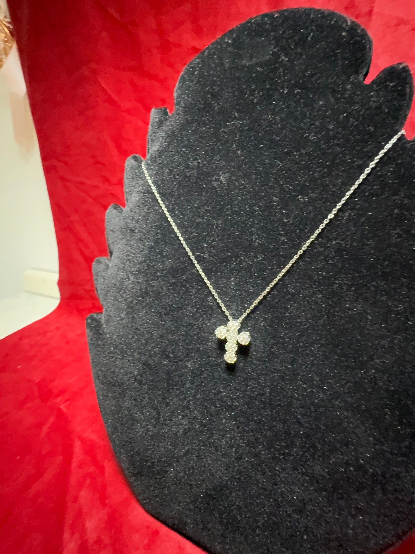 collana-pendente-croce-brillantinata