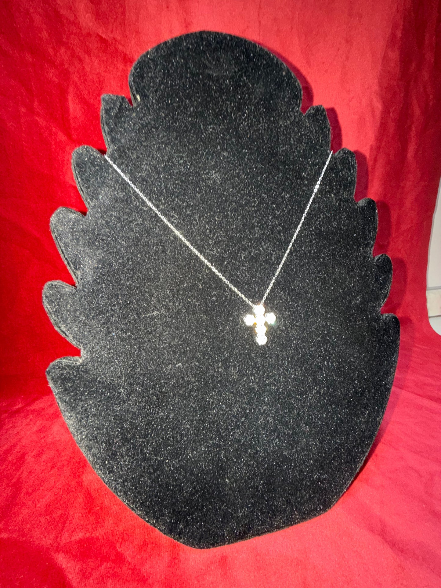 collana-pendente-croce-brillantinata