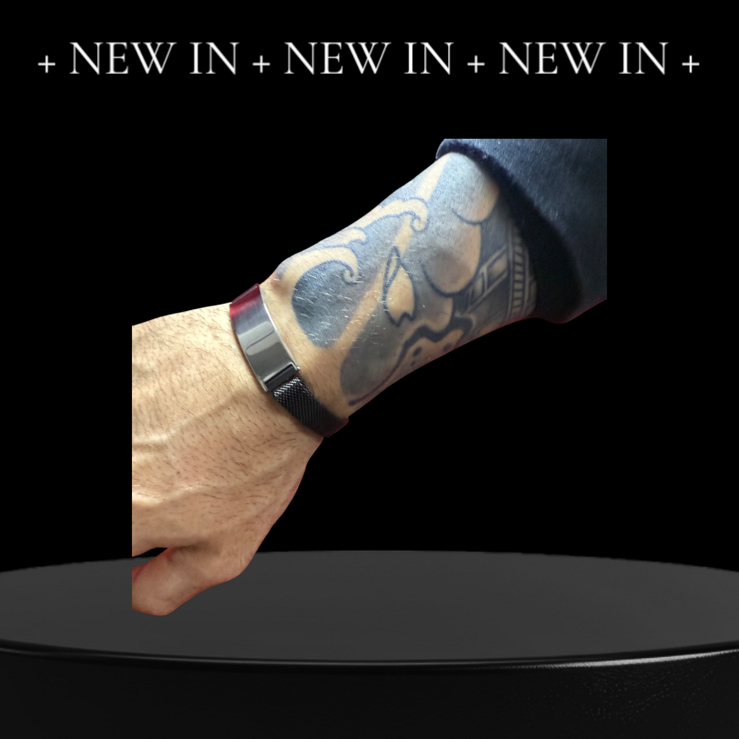 bracciale-maglia-milano-con-targhetta-personalizzabile