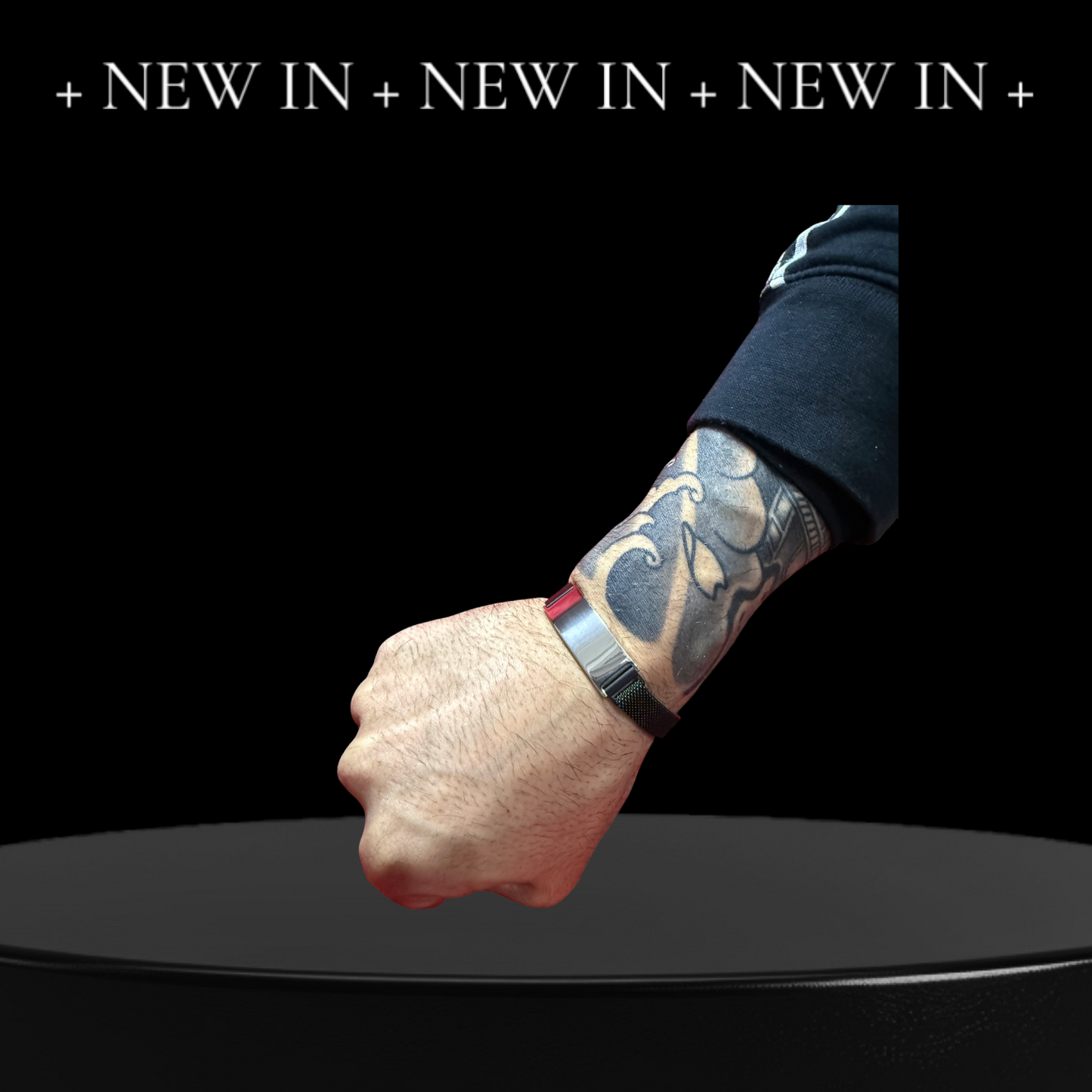 bracciale-maglia-milano-con-targhetta-personalizzabile