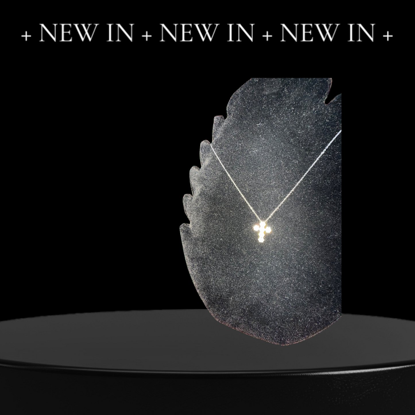 collana-pendente-croce-brillantinata